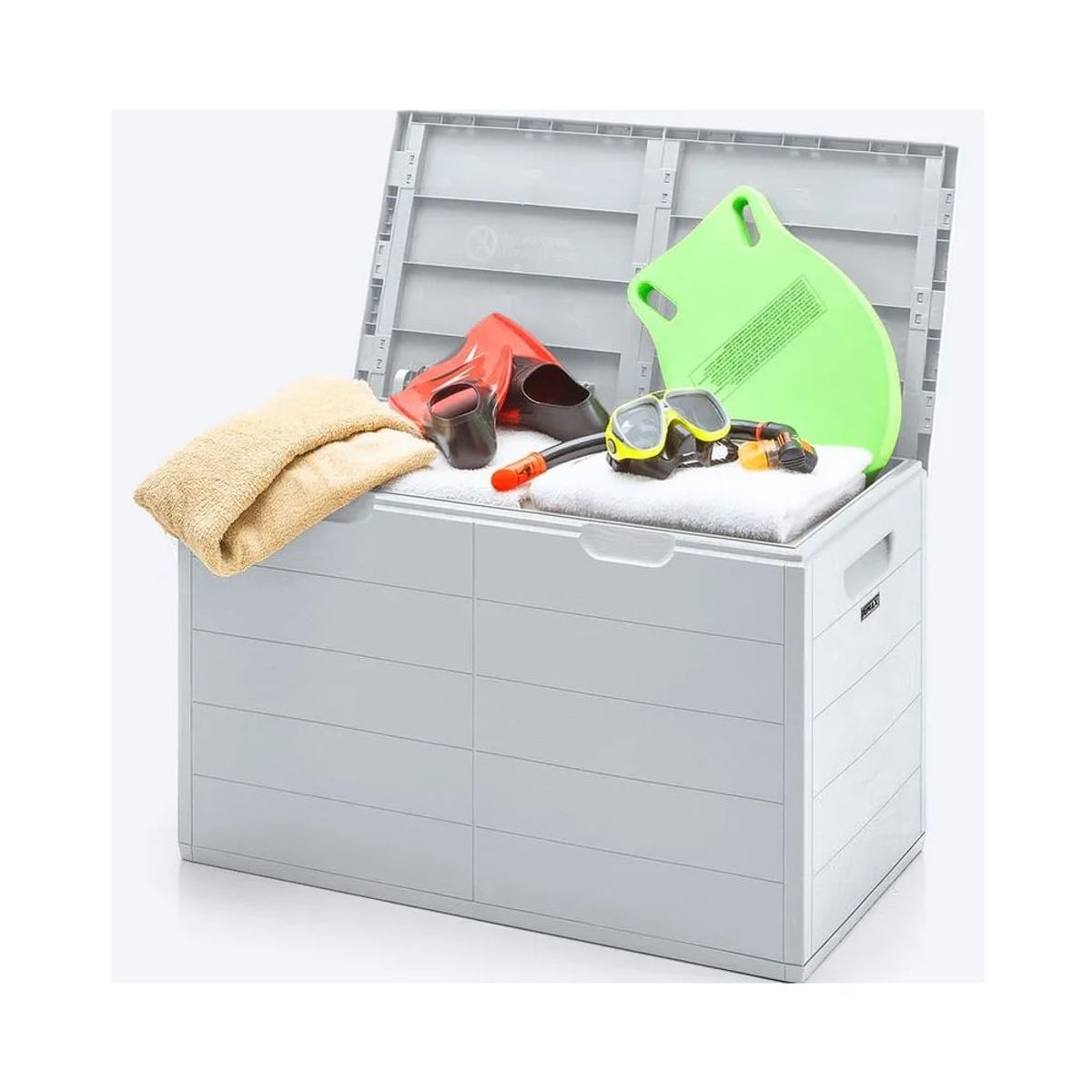 RIMAX - Baul Multiusos Baru Rimax 200 Litros Gris hielo