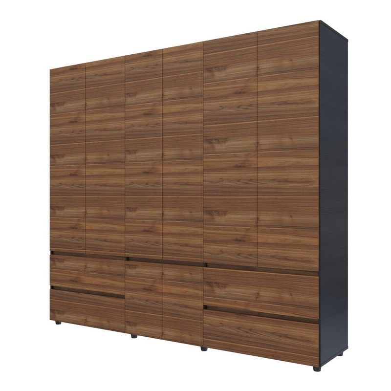 MADERKIT - Armario Dallas 220cm Color Gales Wengue