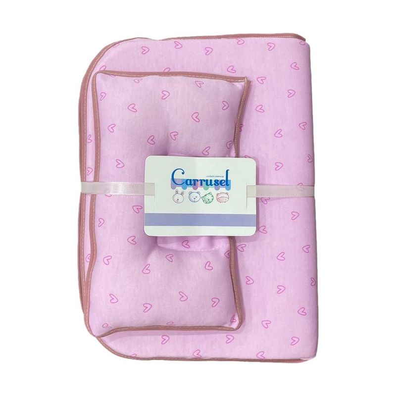 MUNDO BEBE - Cambiador colchoneta  almohada para bebe carrusel