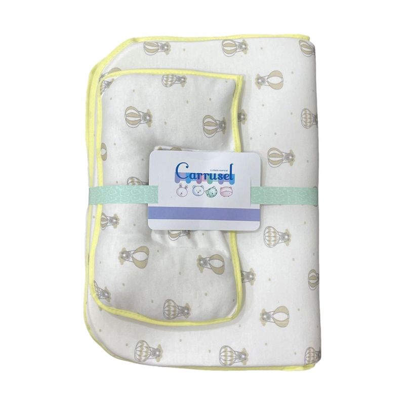MUNDO BEBE - Cambiador colchoneta  almohada para bebe carrusel