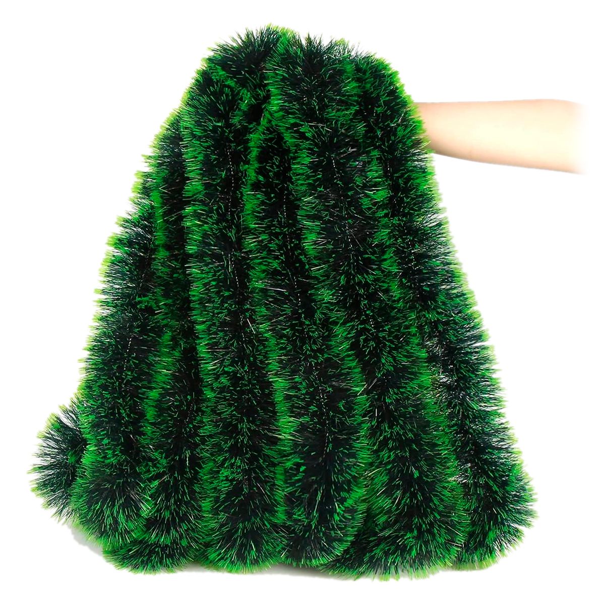 GENERICO - Guirnalda Navideña Frondosa Gruesa 14cmx4m Decorar Navidad