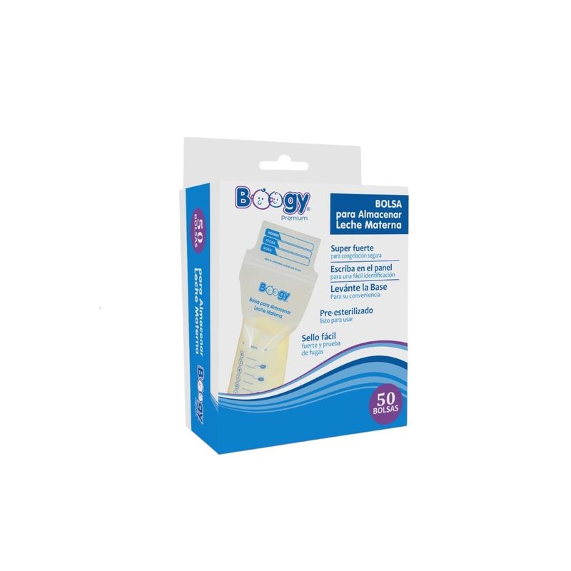 BOOGY - Bolsas de almacenamiento Leche Materna para bebe X50 boogy