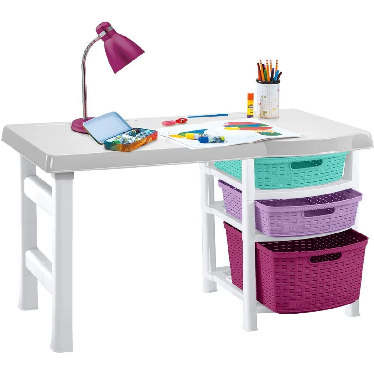 RIMAX - Escritorio Infantil Rimax Tricolor Niña