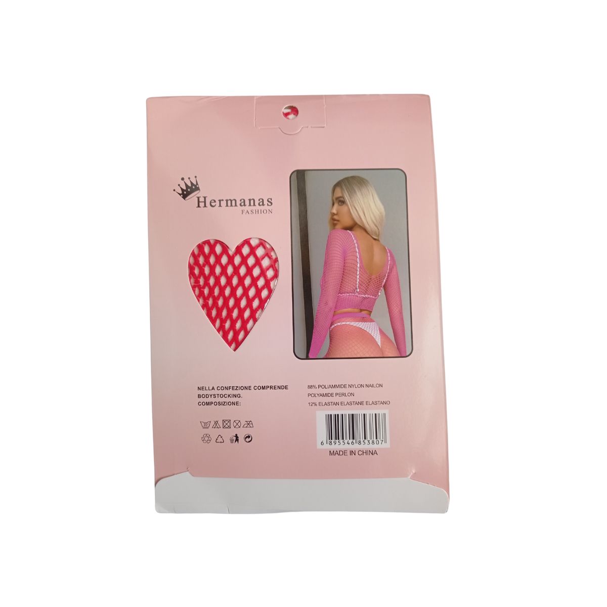 GENERICO - Baby doll malla enteriza Lencería erótica sensual ROJA