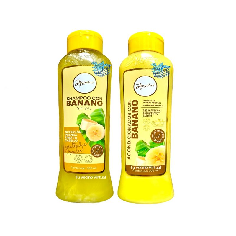 ANYELUZ - Shampoo + Acondi Banano Anyeluz