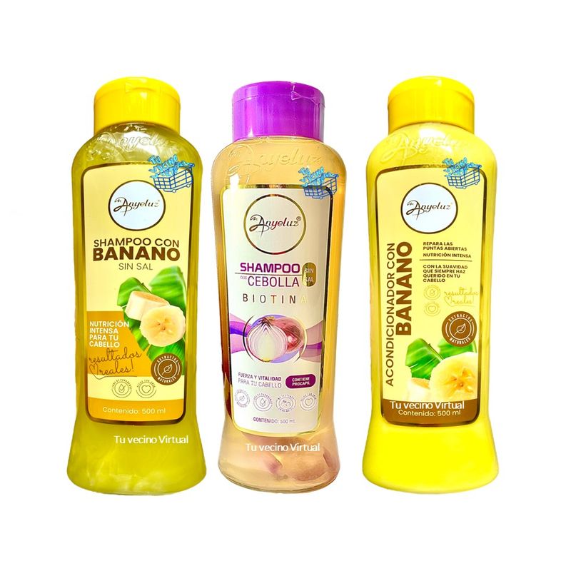 ANYELUZ - Kit X3 Banano + Cebolla Anyeluz
