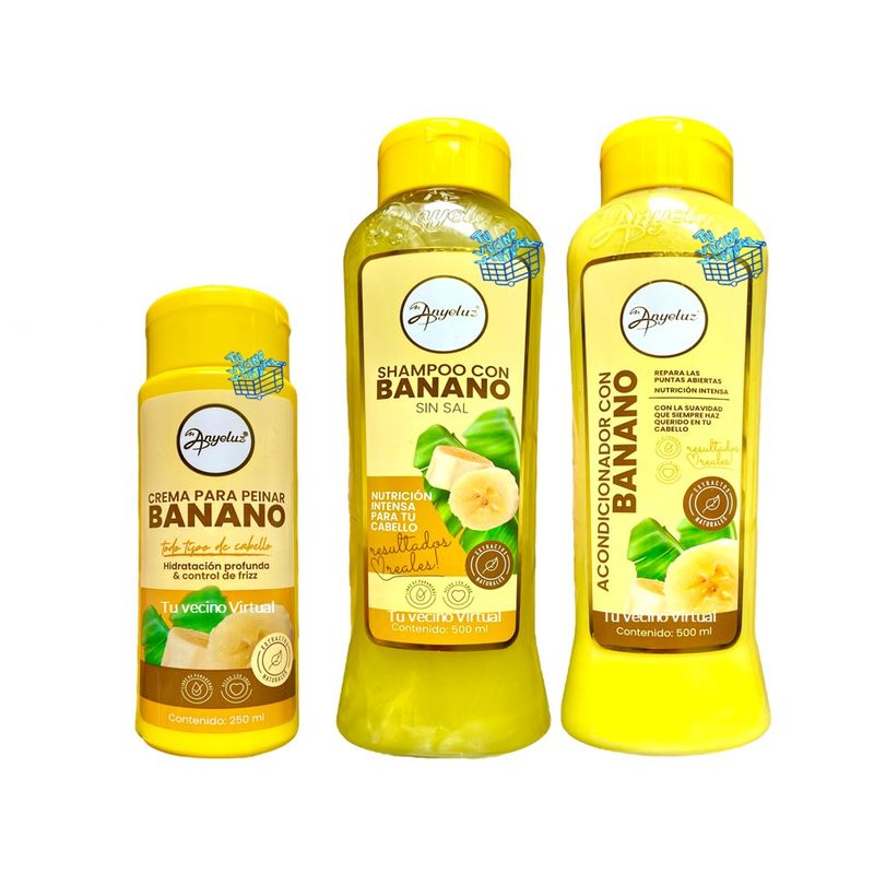 ANYELUZ - Anyeluz Kit X3 Nutricion Banano