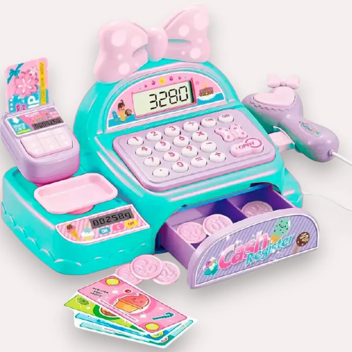 GENERICO - Caja Registradora Niño Niña Juguete Infantil Didactico