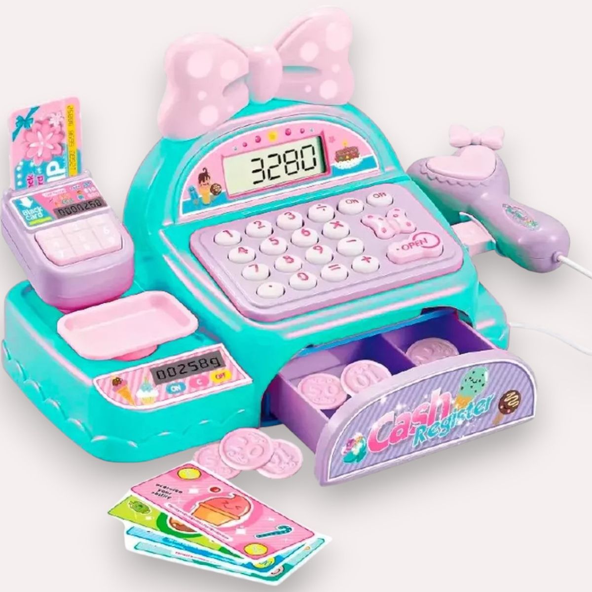 GENERICO - Caja Registradora Niño Niña Juguete Infantil Didactico