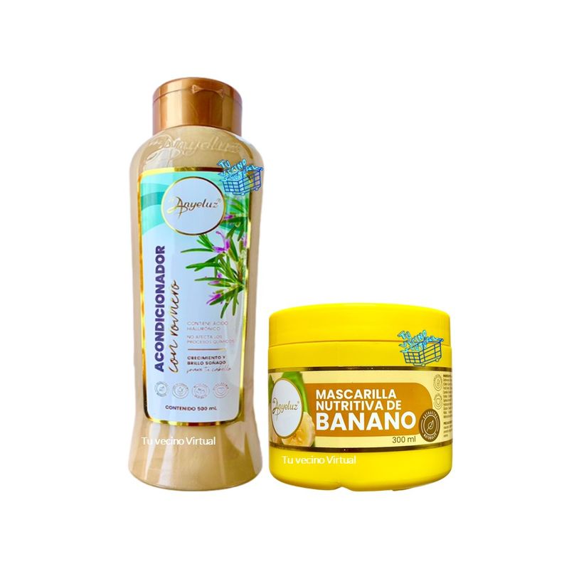 ANYELUZ - Anyeluz Acondicionador + Mascarilla Banano
