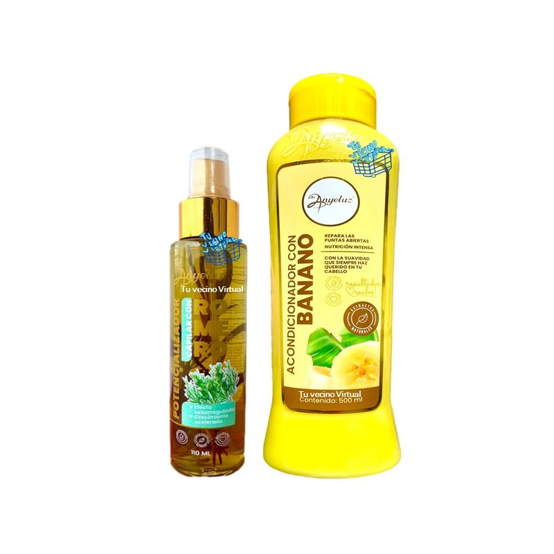 ANYELUZ - Acondicionador Banano + Tonico Romero Anyeluz