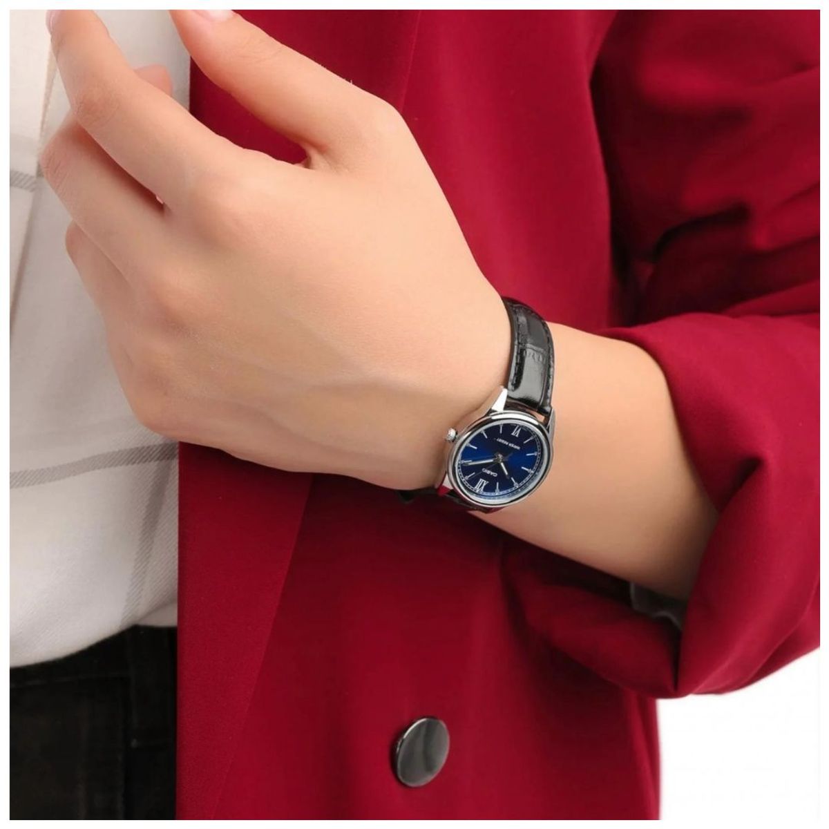 CASIO - Reloj Casio Modelo LTP-V005L-2B Dama Elegante