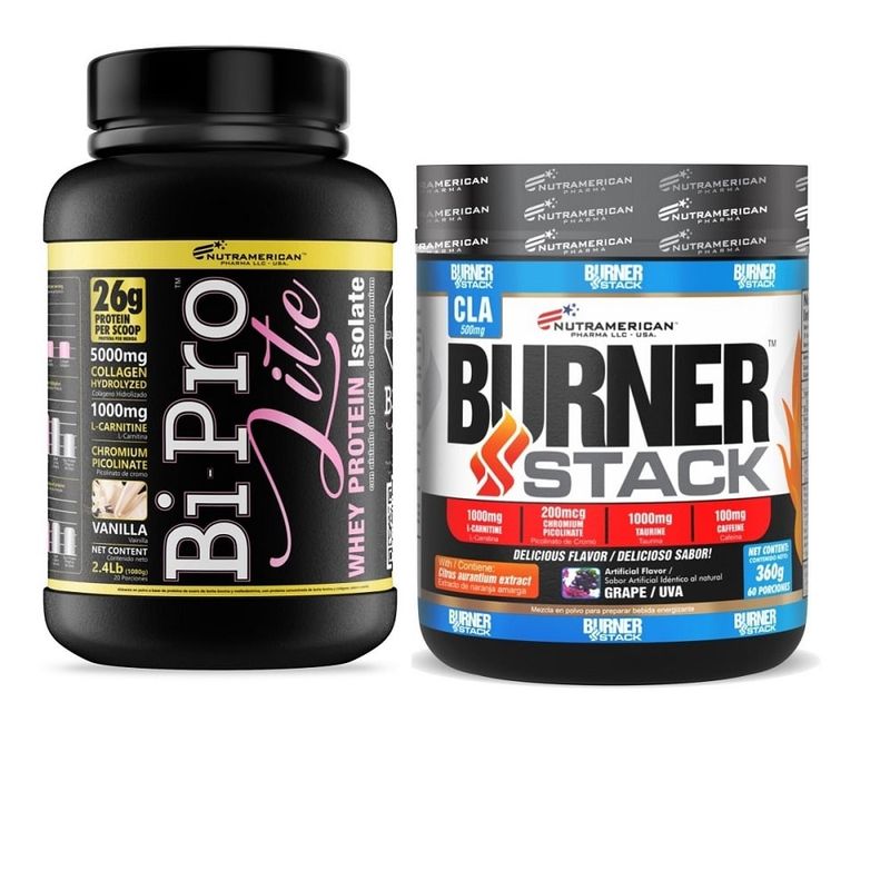 MEGAPLEX - Combo proteína Bipro Lite 2.4 lb+ Burner Stack 0.8 lb
