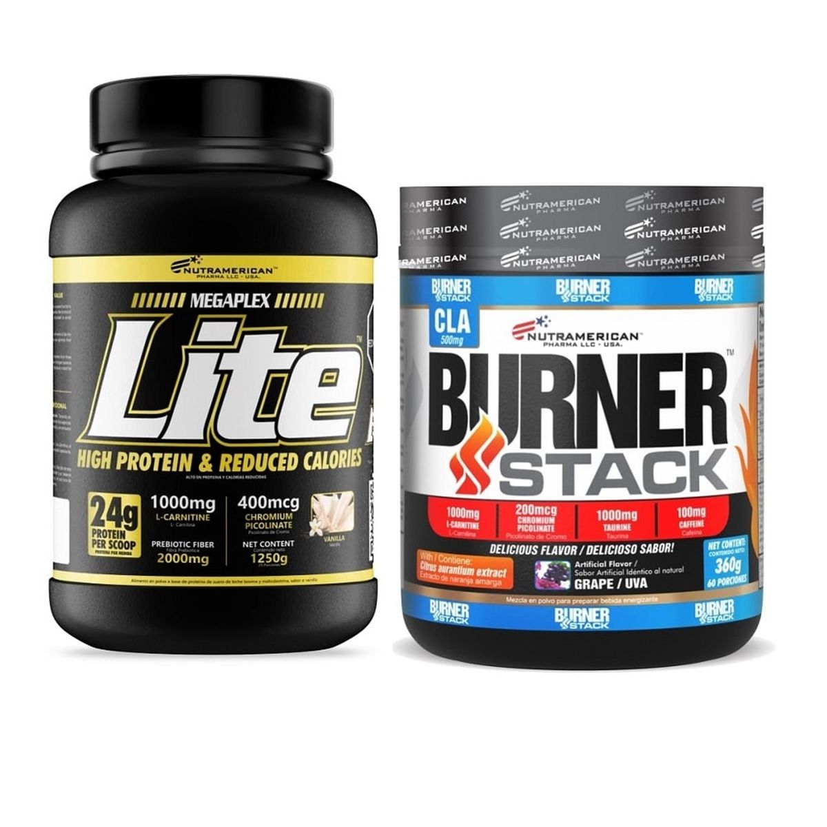 MEGAPLEX - Combo proteina Megaplex Lite 3 lb + Burner Stack 0.8 lb