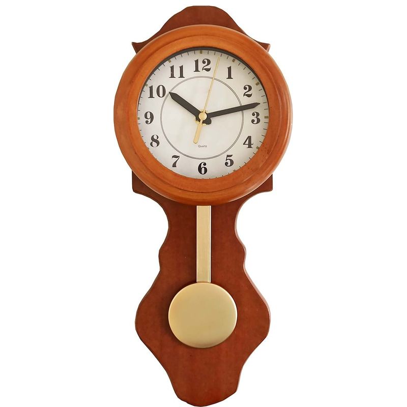 CLOCK - Reloj pared pendulo madera minimalista colonia