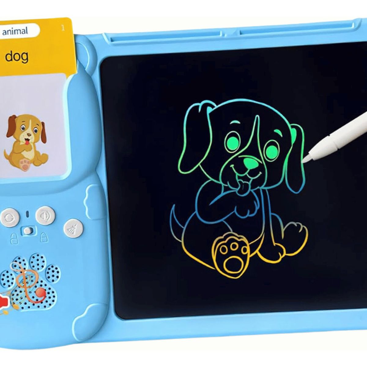 GENERICO - Tablet Infantil Educativa +112 Tarjetas Inglés Español