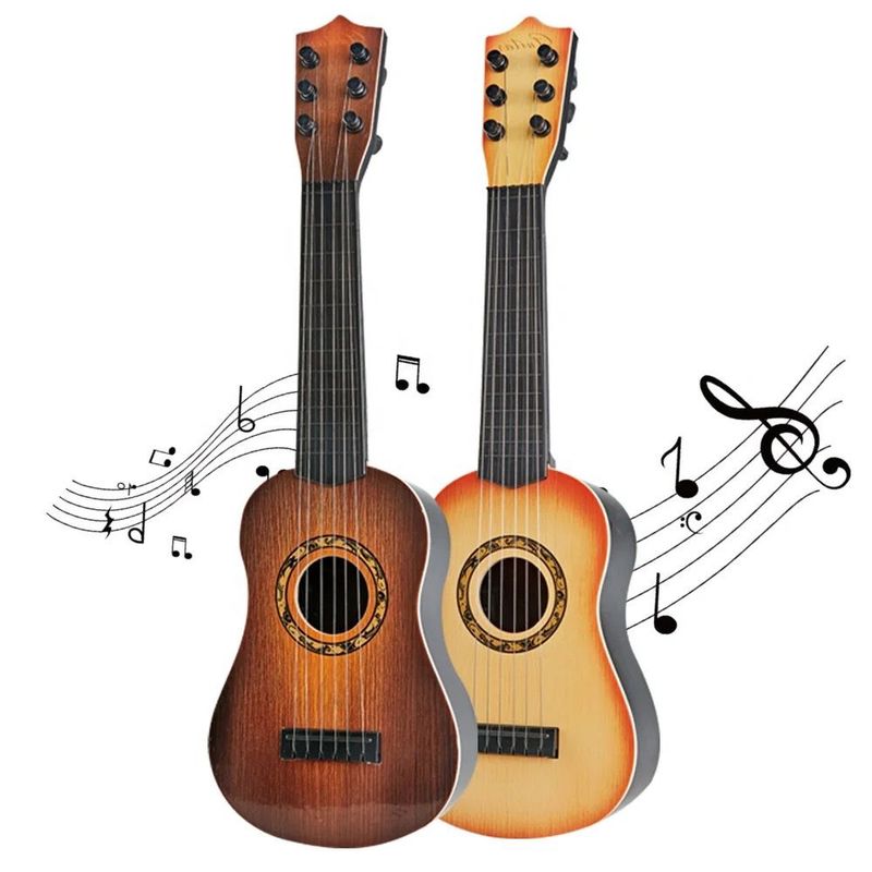 LANZURY IMPORTACIONES - Guitarra Juguete para niños y Niñas Ukelele  CAFE CLARO