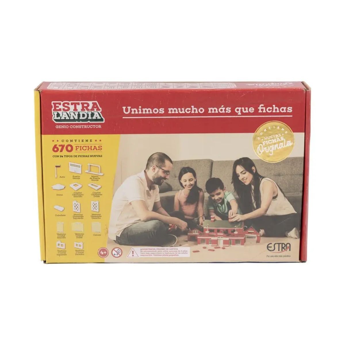ESTRA - Estralandia Genio Constructor 670 Juego De Construción