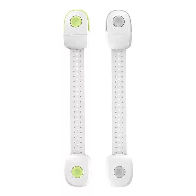 GENERICO - Broche De Seguridad Traba Cajones Puertas Neveras Packx2 Und