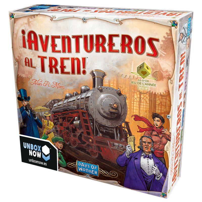 ASMODEE - Aventureros Al Tren Juego De Mesa Español