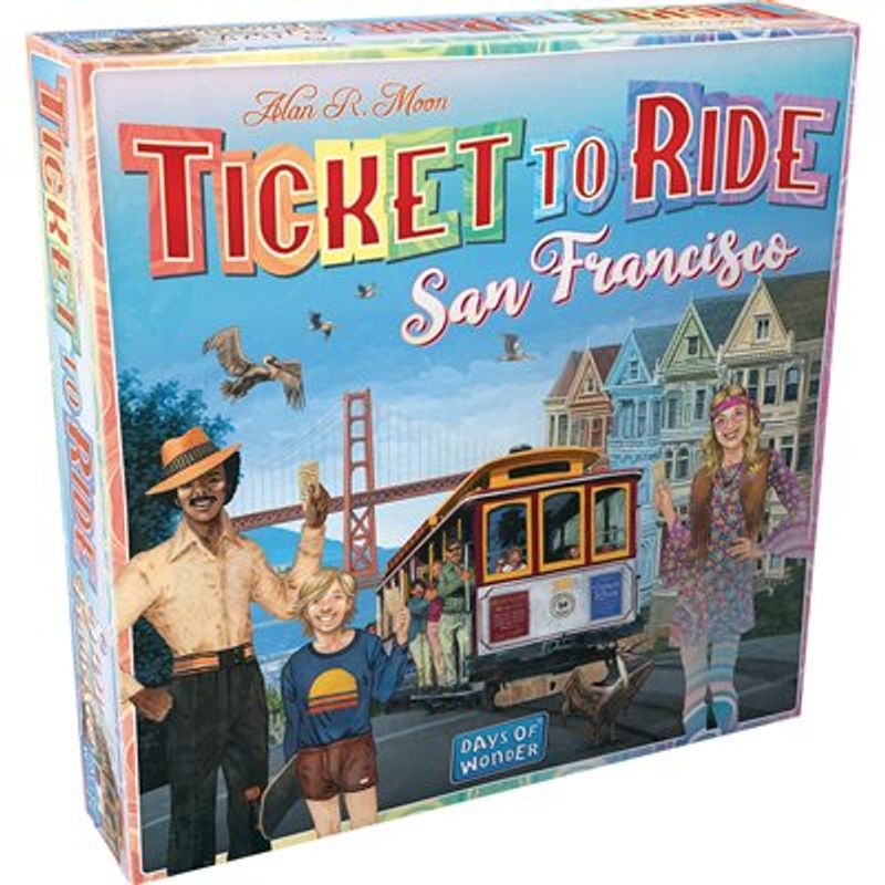 ROG - Ticket To Ride San Francisco Juego De Mesa Inglés