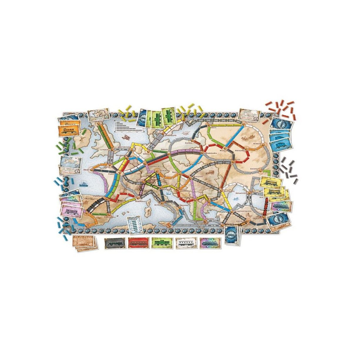 ASMODEE - Aventureros Al Tren Europa Juego De Mesa Español