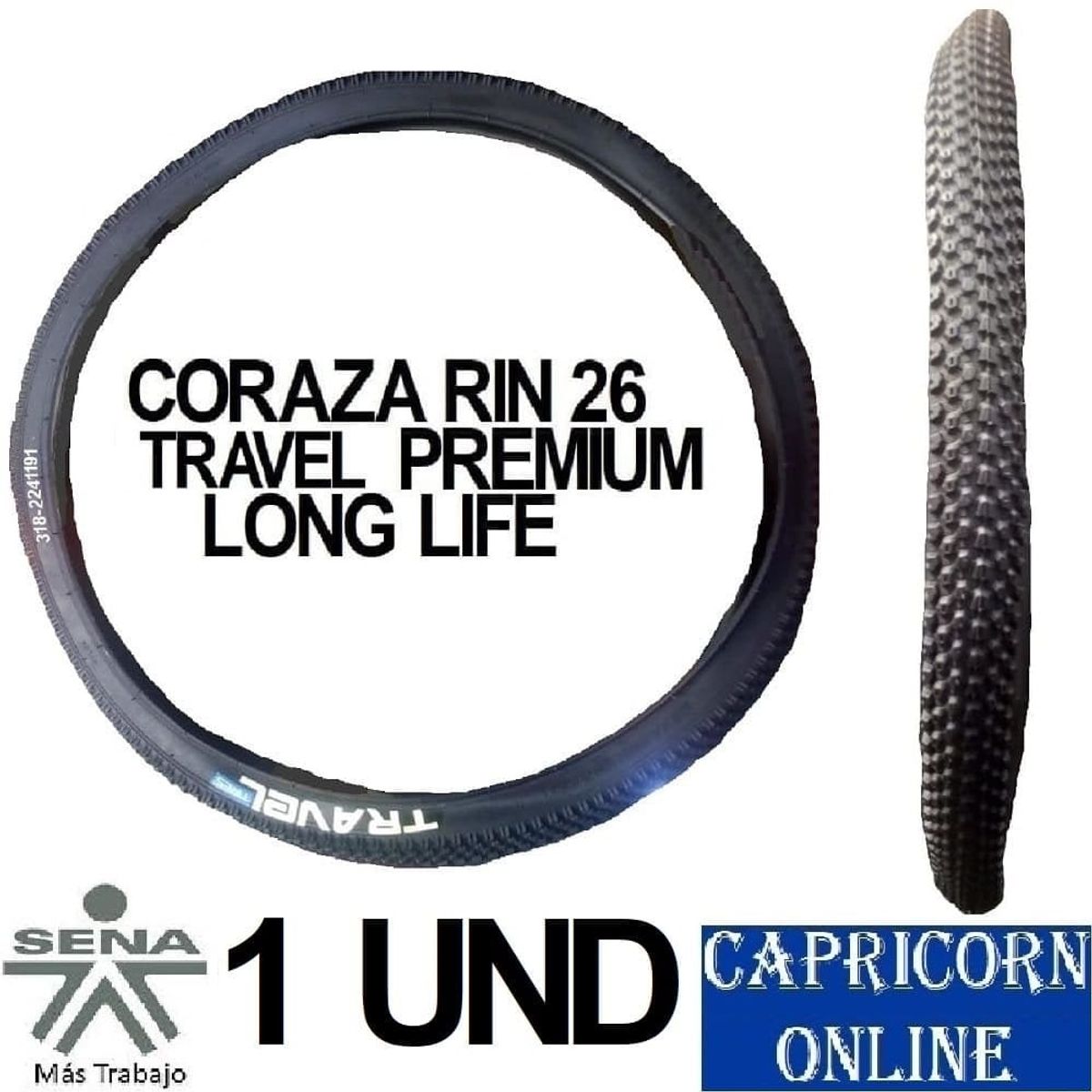 SENA - Coraza Llanta Rin 26 Travel Long Life