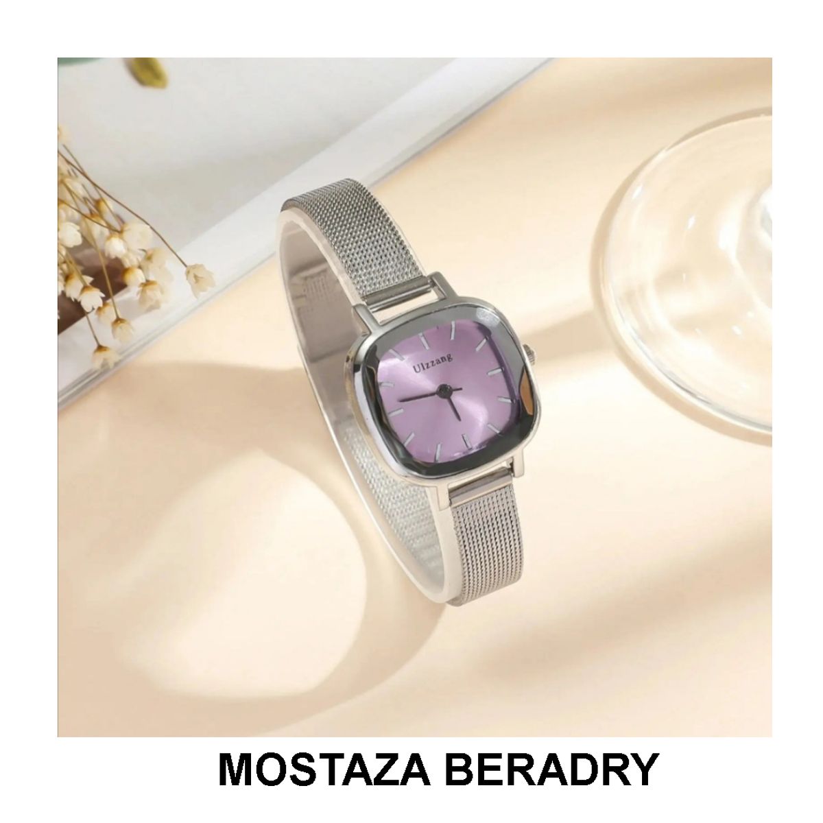GENERICO - LINDO RELOJ PURPURA  DE CUARZO  PARA MUJER ELEGANTE