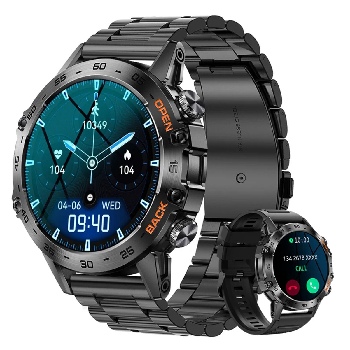 AMERICAN GENERICS - Reloj Inteligente Para hombre AMOLED GPS Llamadas Smartwatch
