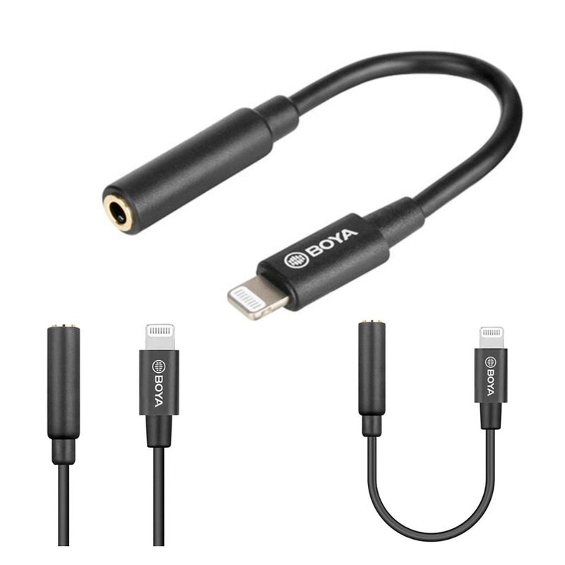 BOYA - Boya BY-K3 - Cable TRRS hembra a Lightning 35mm