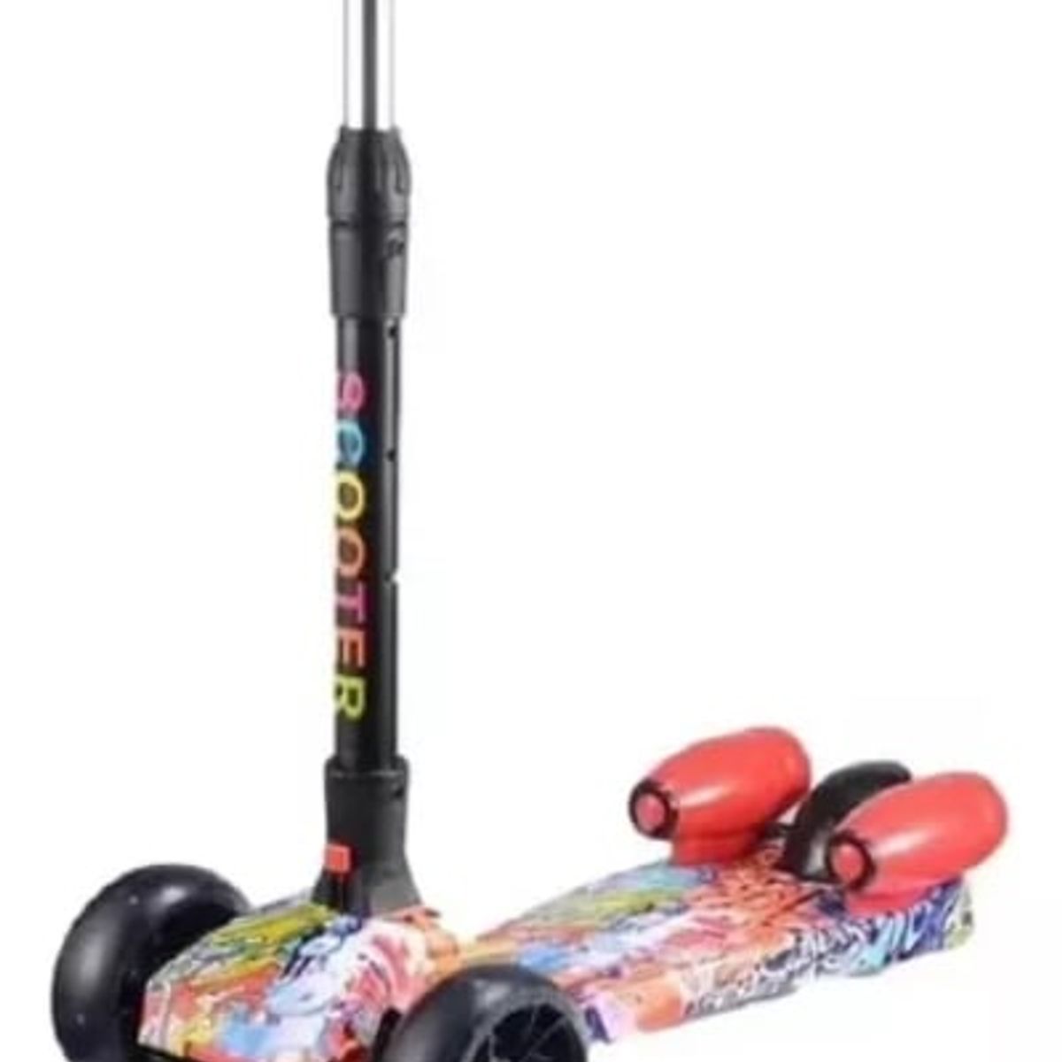 SCOOBY DOO - Patineta Scooter Con Humo Para Niños Luces Led