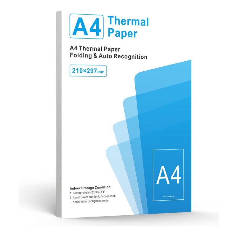 XALTA - Papel Térmico 100 Hojas Tamaño Carta A4 Para Impresora M018f