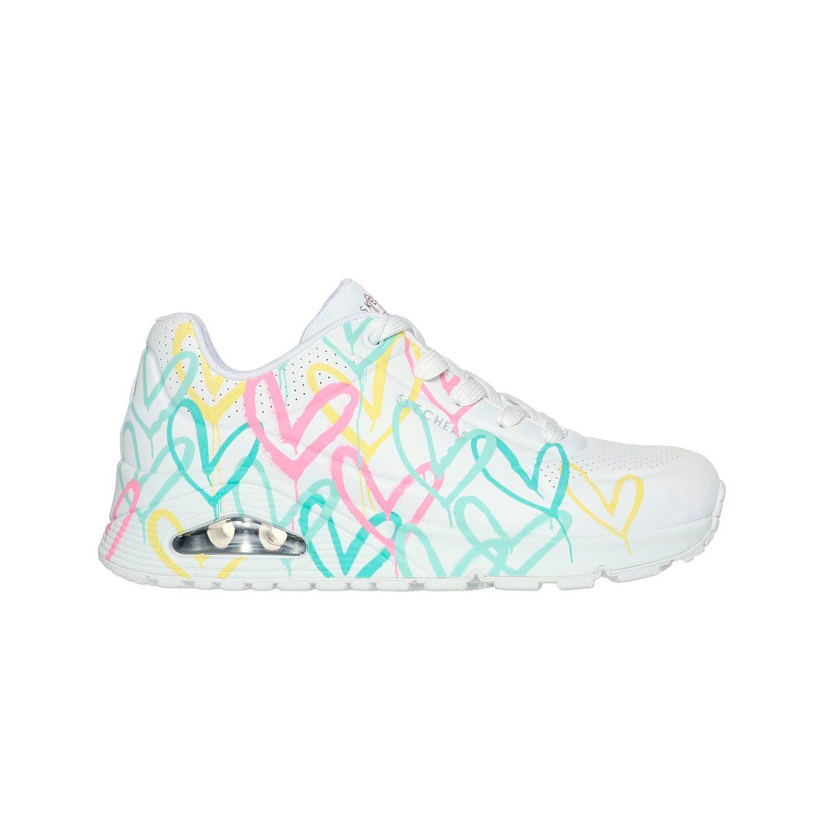SKECHERS - SKECHERS TENIS UNO-CHANGEDLOVE DAMA BLANCO