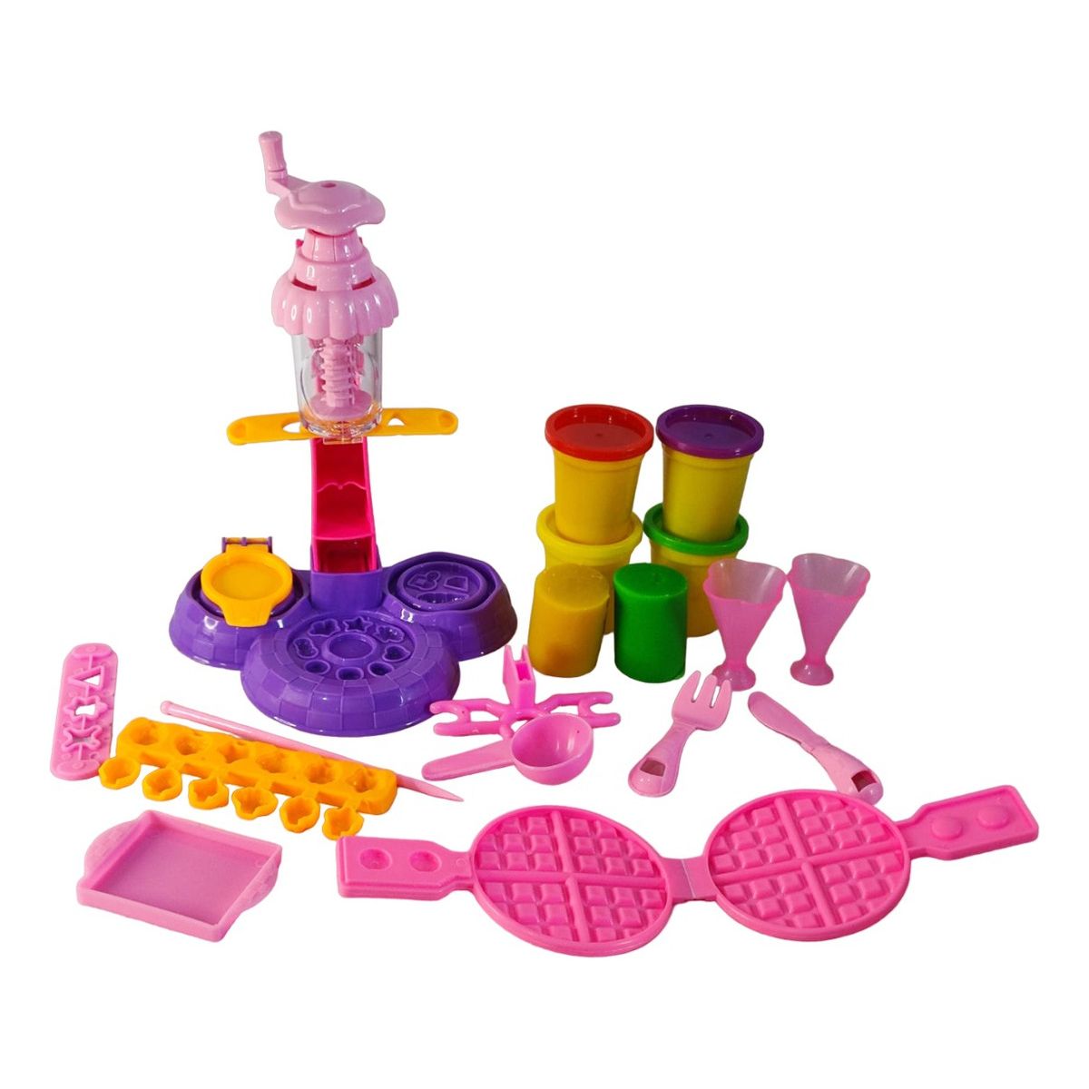 GENERICO - Juguete Niños Maquina Fabrica Helados Plastilina Ice Cream