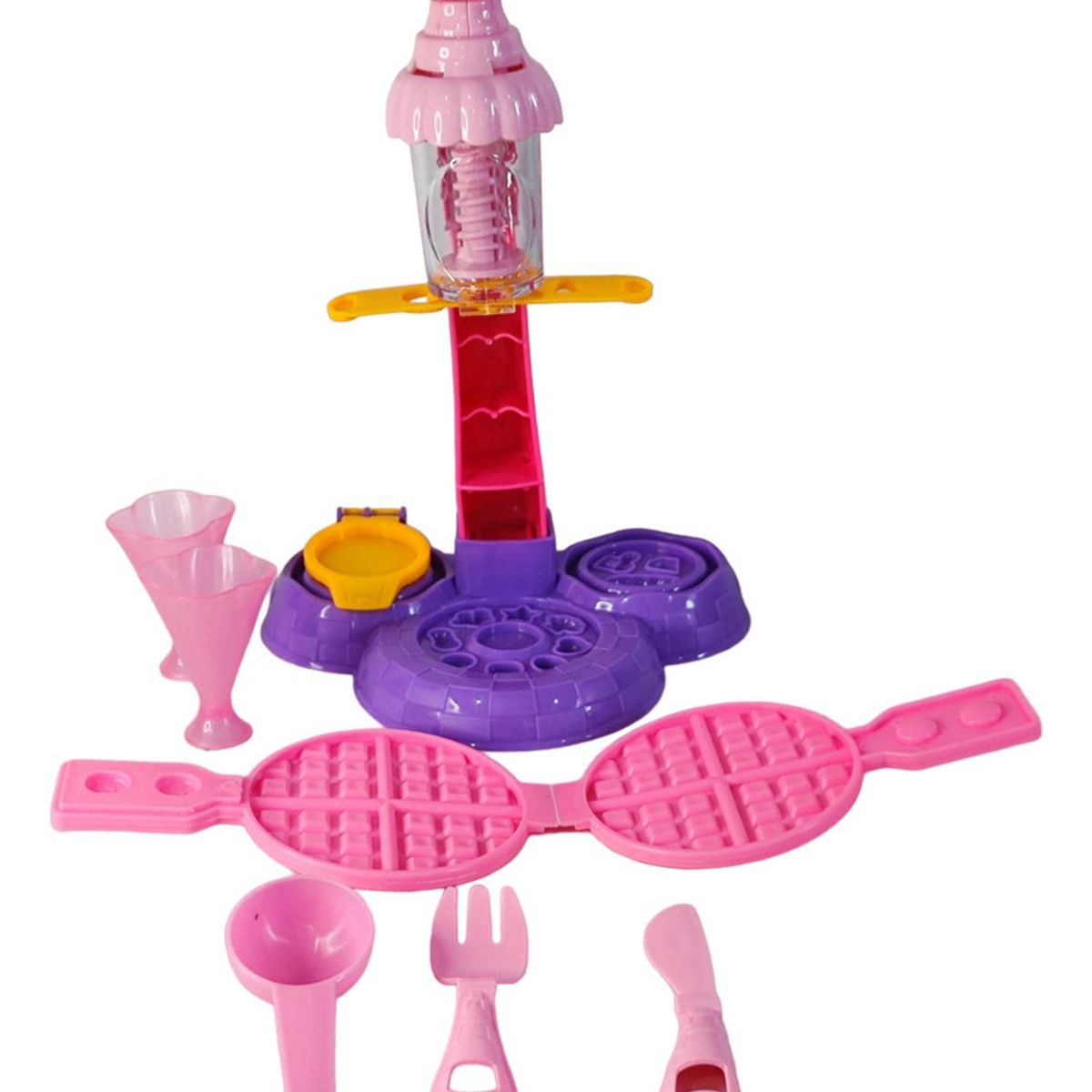 GENERICO - Juguete Niños Maquina Fabrica Helados Plastilina Ice Cream