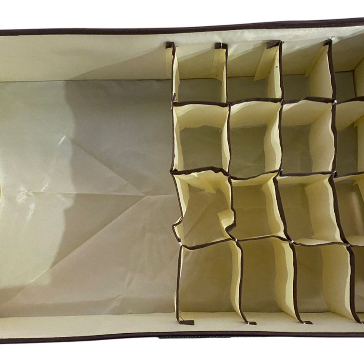 GENERICO - Caja Organizadora Tela Ropa Interior Medias Calcetines Tapa