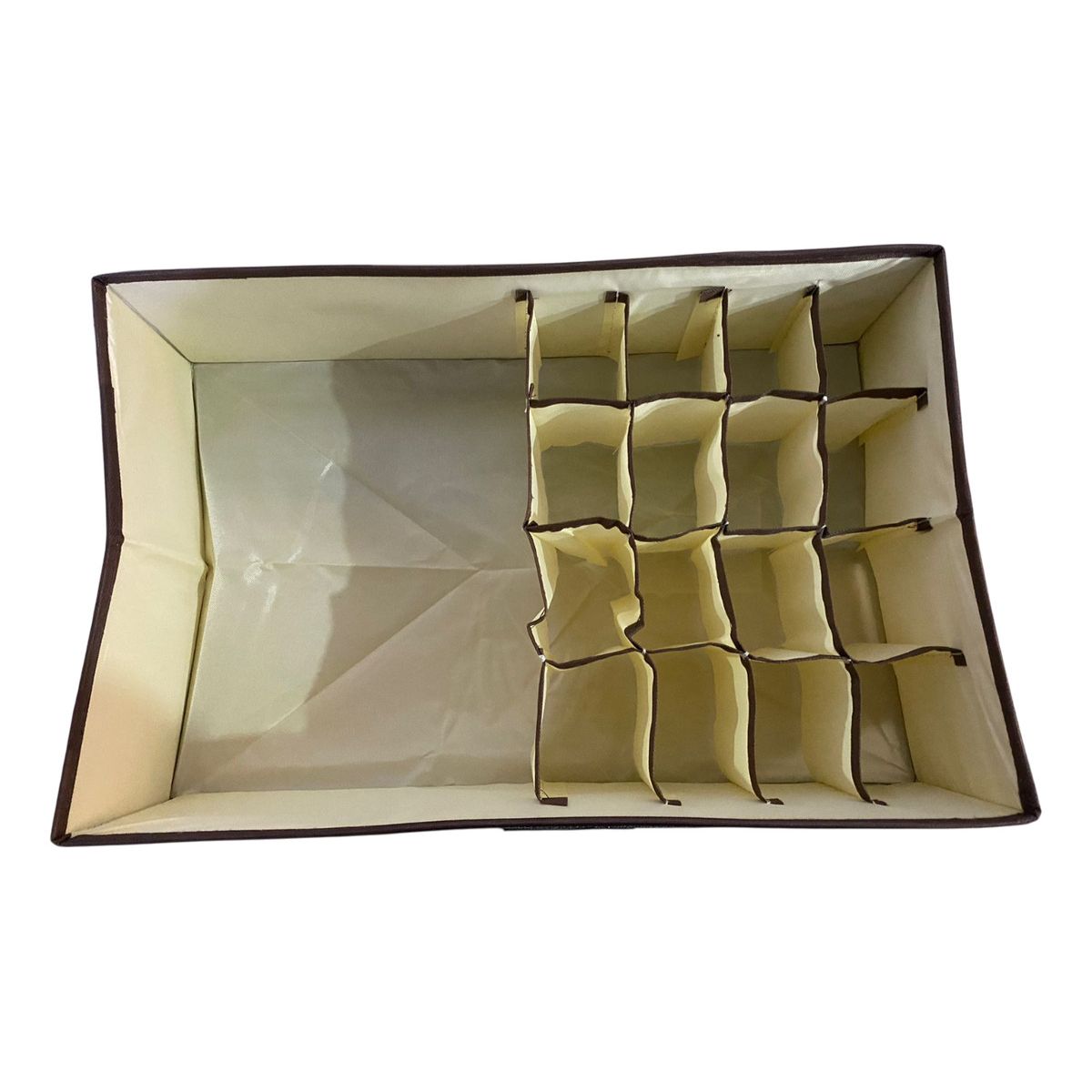 GENERICO - Caja Organizadora Tela Ropa Interior Medias Calcetines Tapa