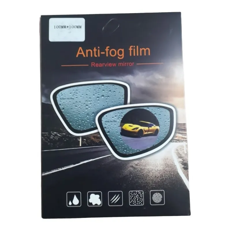 GENERICO - Pelicula Anti-empañante Full Hd Retrovisor 100mm X 100mm