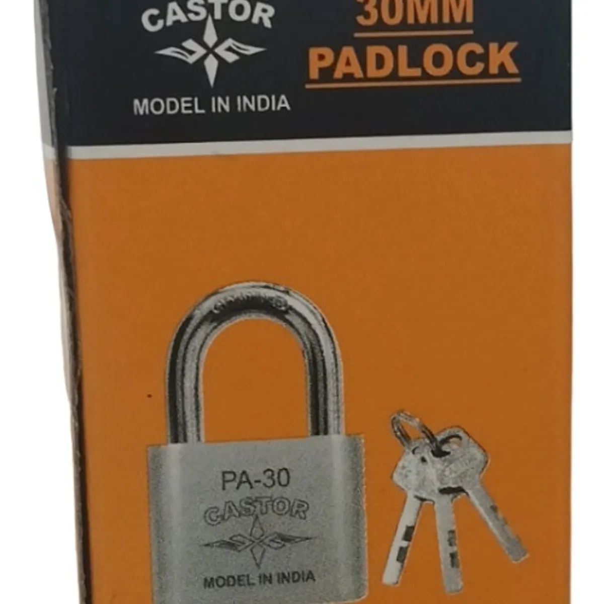 GENERICO - Mini Candado Seguridad 30mm 2 Llaves Acero Endurecido