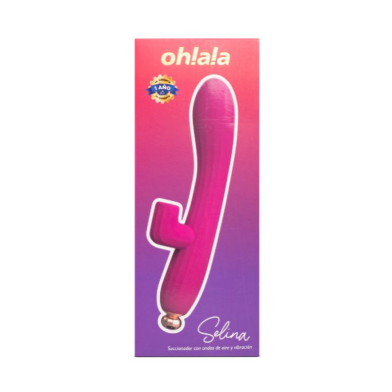 DISTRISEX - Vibrador y succionador Selina doble estimulacion CamToyz