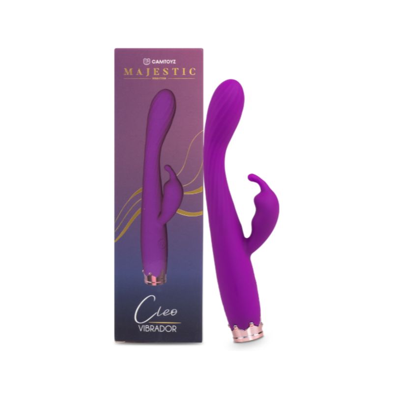 DISTRISEX - Vibrador Cleo doble estimulación CamToyz punto G clitorial Majestic