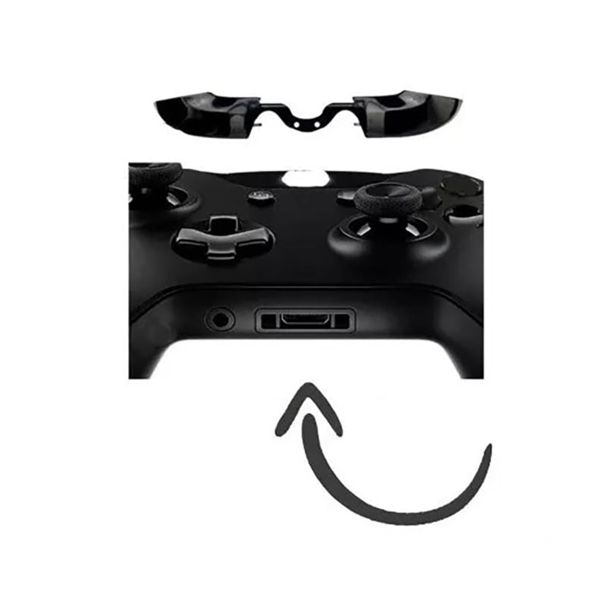 GENERICO - Set de Botones LB y RB para Xbox One Elite - 2da Generación 