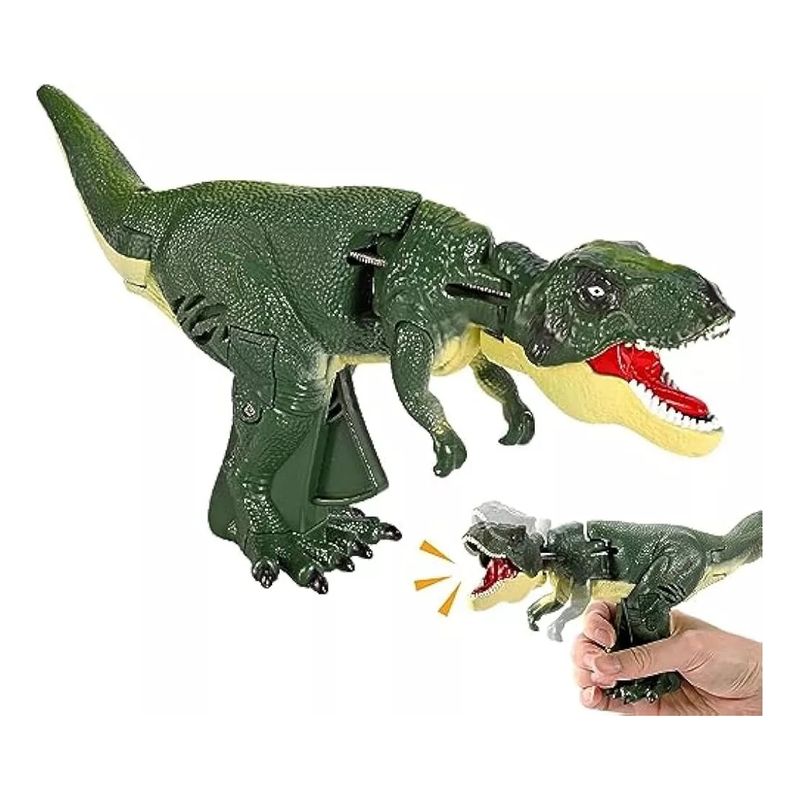 GENERICO - Juguete De Dinosaurio T-rexmordaza S Zaza Color Verde