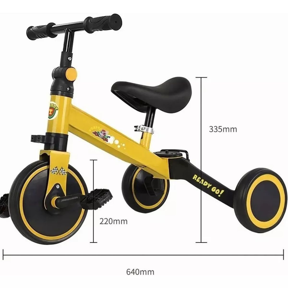GENERICO - Triciclo para niños 3 en 1 Bicicleta equilibrio Aprendizaje