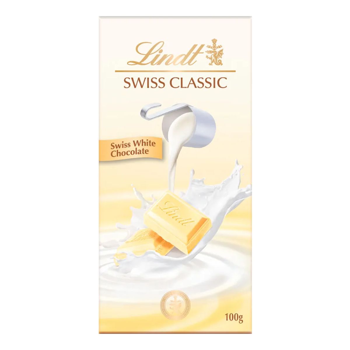 LINDT - Chocolate Lindt Swiss 100 Gr - Swiss Classic Blanco