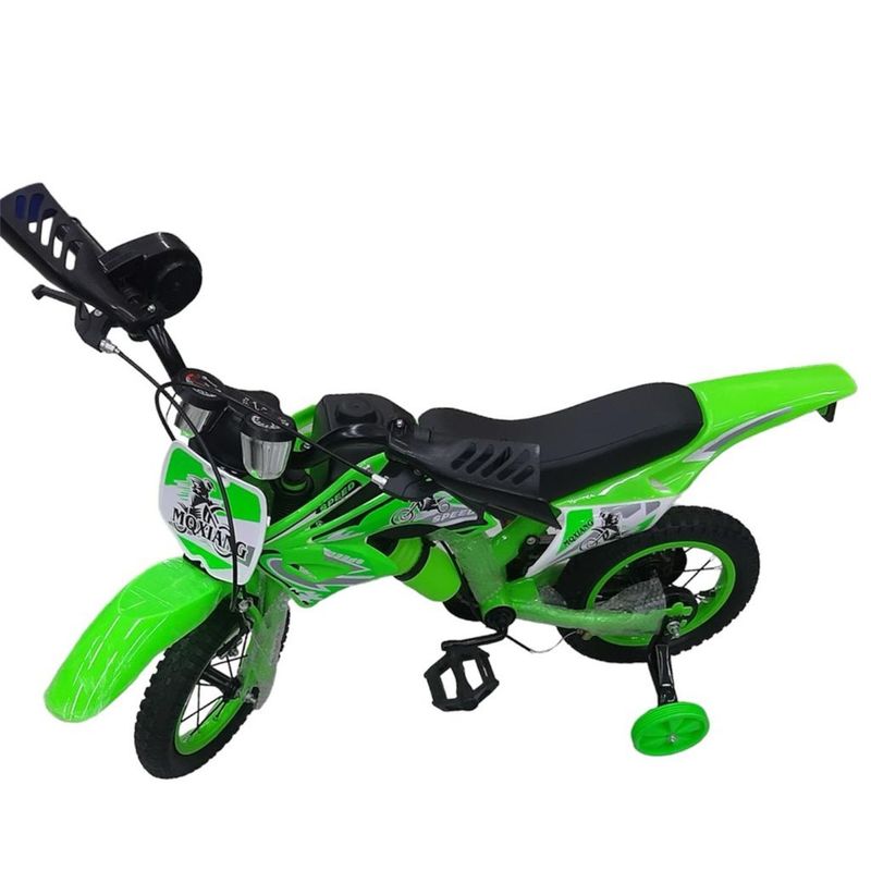 GTI - Bicicleta Infantil Moto Cross  Rin 12 Niños Nueva Y Moderna