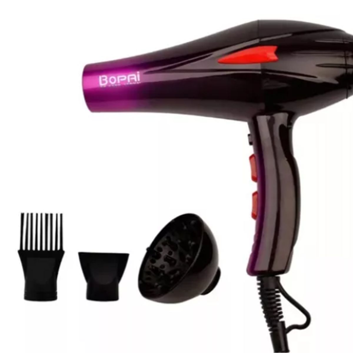 INNOVA - Secador Semiprofesional 4000w Difusor Tres Boquillas