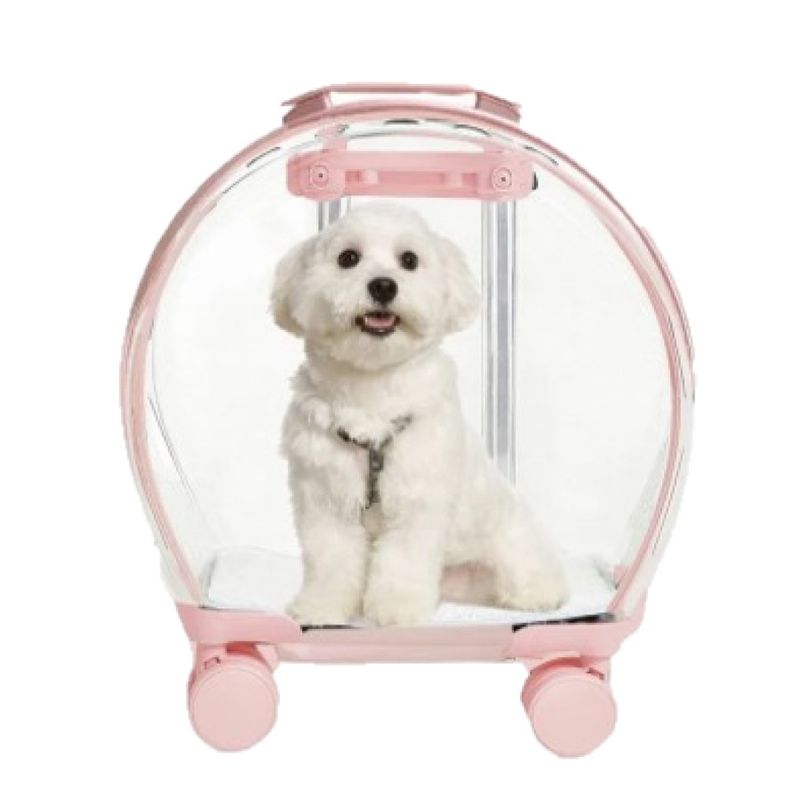 GENERICO - Maleta Bolso Transportador Cargador Mascotas Ruedas Carriers