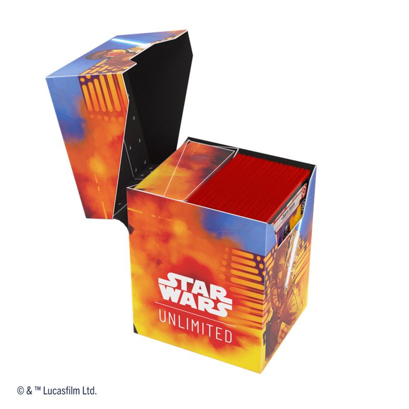 ASMODEE - Caja Deck Box Protector 60 Starwars LukeVader Unlimited