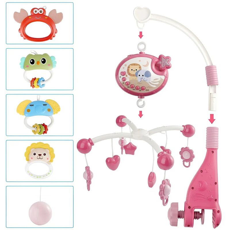 GENERICO - Móvil para Cuna con Proyector para Bebe